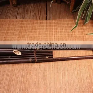 Nature Black Bamboo Poles Ladders With Flowers for Home And Garden Decoration thumbnail-2