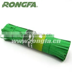 6mm x 15cm Gardening Use Green Paper Twsit Ties for Machine thumbnail-6