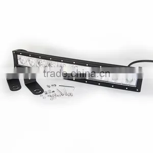 100w Single Row Led Curved Light Bar 20inch Curved Led Light Bar for 4x4 off Road Trucks thumbnail-1