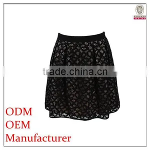 High Quality Black Short Lace Sexy Tight Mini Skirt thumbnail-1