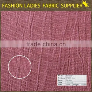 Nayon Dyed Crepe Fabric, the Dyed Crepe Fabric Made in Shaoxing Keqiao. High Quality Dyed Crepe Fabric thumbnail-1