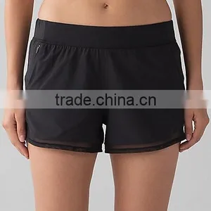 MGOO Wholesale Fully Reversible Running Shorts Women 100% Polyester Ventilate Comfortable Dri Fit Jogger Pants thumbnail-2