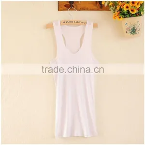 Wholesale GYM Lady Tank Top,Blank Women Tank Top,Custom Cotton Women Tank Top thumbnail-1
