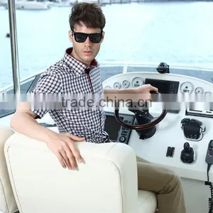 2015 Mens Casual Western Plaid Checked Pearl Snap Short Sleeve Shirt thumbnail-1