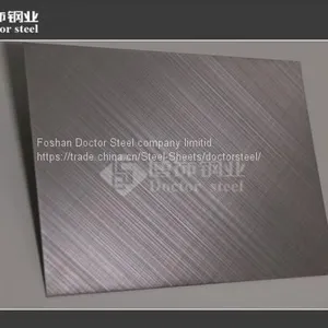 2B Face Wire Drawing by Manual,cross Hairline Stainless Steel Plate SUS 304 thumbnail-4