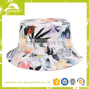 Custom Fabric Camo Colorful Bucket Cap Pattern thumbnail-1