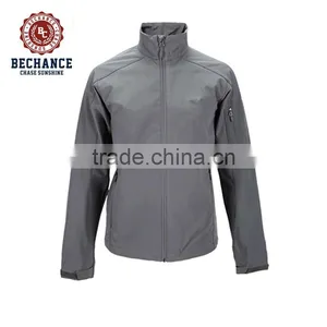 PQ092 Grey Nylon Windbreaker Jacket thumbnail-1