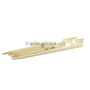 Bamboo Knitting Needles Natural Double Pointed UK5 5.5mm,15cm Long,5PCs,8seasons thumbnail-1