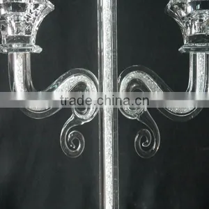 3 Arms Candle Holder,Crystal Candle Holder For Wedding Table Decoration thumbnail-4