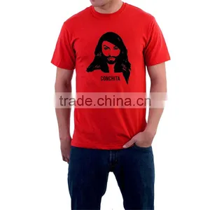 Men's Embroider Low-neck Regular Cut T-shirt thumbnail-4