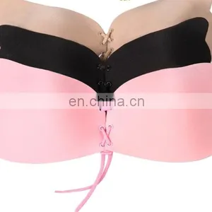 Front Closure Self-Adhesive Invisible Backless Strapless Silicone Bra thumbnail-1