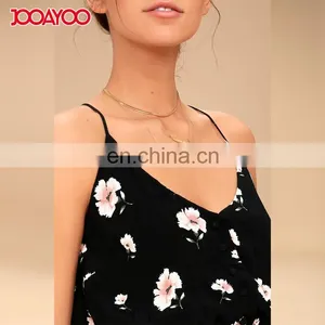 Latest Split Woman Summer Dress Side Slit Floral Print Casual Dress thumbnail-4