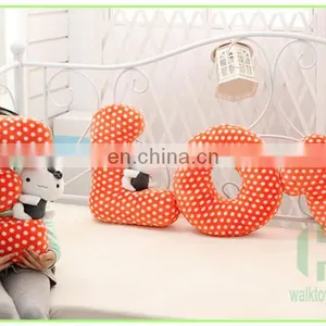 HI CE Latest Custom Valentine's Day Gift Letter Shaped Love Pillow for Sale thumbnail-3