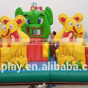HI 0.55mm Pvc Hot Saling Inflatable Amusement Park Inflatable Playground thumbnail-5