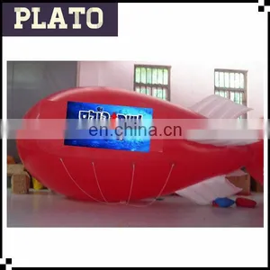 Giant 10m PVC Flying Inflatable Advertising Zeppelin Helium Balloon for Decoration thumbnail-1
