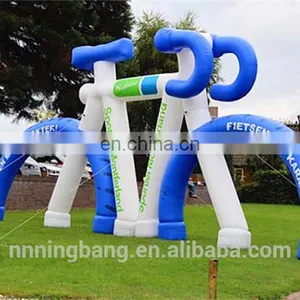 Newest Customized Model Inflatable Bicycle for Sale Inflatable Bike for Advertising thumbnail-1