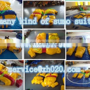 New Arrived Clown Figure PVC Tarpaulin Not Inflatable Family Sumo Suit thumbnail-5