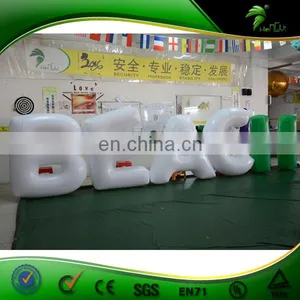 Custom Inflatable Led Lighting Letter Balloon Brand Advertising Helium Ball Trade Show Parade Inflatables thumbnail-4