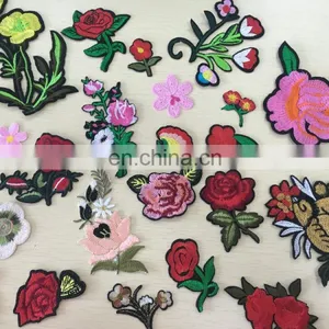 Embroidery Patches Stick on Applique for Shirt /shoes Iron on Embroidery Patch thumbnail-2