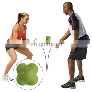 Wholesale 2017 Newest Drop Shipping Hexagonal Reaction Ball Quickness and Agility Training Ball, Training Hand Stress Ball thumbnail-1