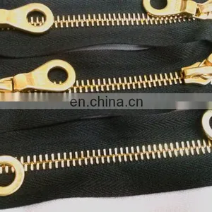 3# 5# Ideal Brand Brass Fire Retardant Zipper thumbnail-2