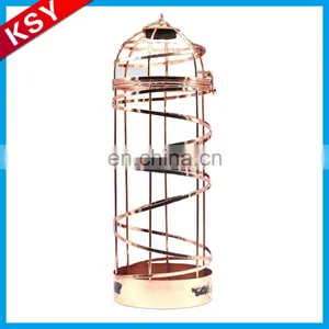 New Product Competitive Price Simple European-Style Antique Metal Artillery Type Wine Bottle Holder Rack thumbnail-3