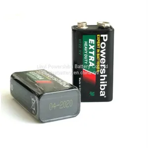 China Supplier Cheap 9v 6f22 006p Battery Powershiba 9 Volt Carbon Battery thumbnail-1
