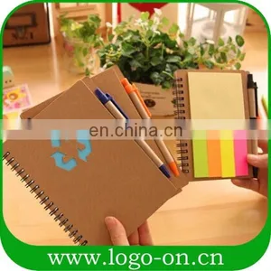 Recycling Sticky Small Notepad With Pen thumbnail-1