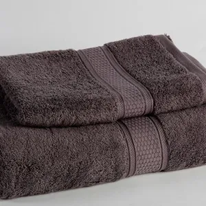 Eliya Wholesale Bulk White Cotton Hilton Thick Hotel Bath Towel Set thumbnail-1