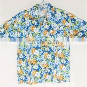 Printed Cotton Polo Shirts Sands Beach Hawaiian Shirts Cheap Hawaiian Shirts thumbnail-1