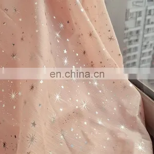 Wholesale Polyester High Quality Crinkled/Creped/Wrinkled Bronzing Chiffon Printed Fabric for Dress thumbnail-6
