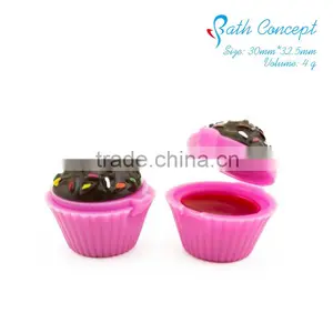 Cupcake Shape Moisturizing Organic Lip Balm for Kids thumbnail-3