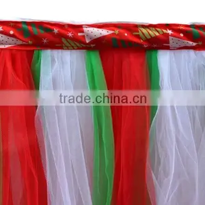 Customized Tutu Tableware Tulle Table Skirt Party Wedding Decorations China SD103 thumbnail-4