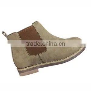 Multicolor Suede Upper Wholesale Cowboy Fashion Children Low Heel Boots With Elastic Band thumbnail-2