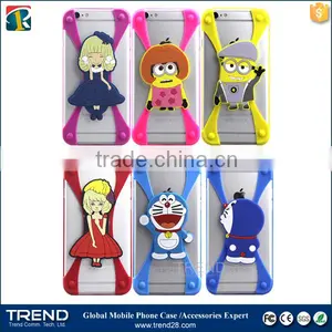 Bumpers Universal Silicone Stand Cartoon Silicone Bumper Case for 1~7 Inches Quality Choice thumbnail-6