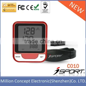 Wired Bicycle Computer With Heart Rate Monitor thumbnail-1