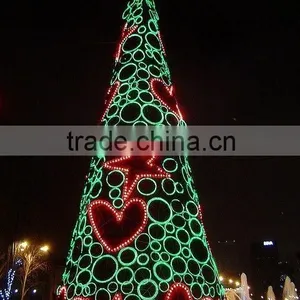 2015 Commercial Display Christmas Cone Light Tree thumbnail-1