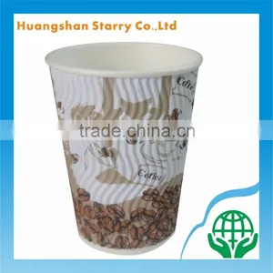 Hot Sale Popular Design Coffee Ripple Wall Cup thumbnail-1