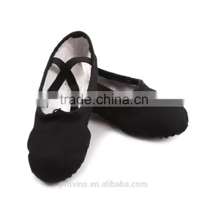 Wholesale Split-sole Soft Canvas Ballet Shoes thumbnail-4