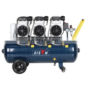 Bison China Silent Oil Free Piston Air Compressor 5 Hp 100L thumbnail-2
