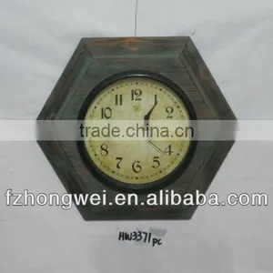 Hongwei 2013 Antiquated Natural Wood Decorative Clocks& Wood Wall Decorative Clocks thumbnail-1