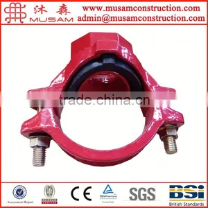 UL FM CE Approval Ductile Iron Grooved Pipe Fitting and Couplings Threaded/grooved/U BOLT Mechanical Tee Grooved Threaded Outlet thumbnail-2