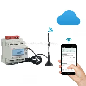 Free Platform 3 Phase 1(5)A Input Smart Din Rail 45~65Hz Wifi Wireless Electricity Energy Meter RS485 With Modbus-RTU Protocol thumbnail-2