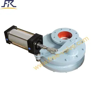 Pneumatic Ceramic Lined Rotary Double Disc Gate Valve thumbnail-1