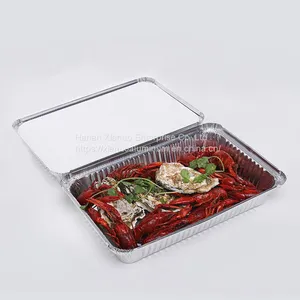 Small Aluminum Container Disposable Aluminum Foil Food Container for Sale thumbnail-1