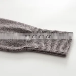 Lady's Knitted A-Line Dress With Long Sleeves Sexy Solid Color Breathable Cashmere Natural Waist Knee-Length Spring Fall Seasons thumbnail-6