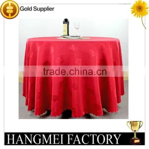 Wholesale Cheap Polyester Flower Pattern Jacquard TableCloth Quality Choice thumbnail-2
