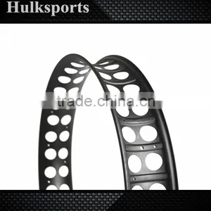 Fat Bike Wheels 3K&UD Tubuless&Hookless 25mm Profile 100mm Width Fat Bike Rims Snow Bike Rim 32 Holes Wheels 500g thumbnail-4