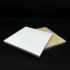 Acoustic Mineral Fiber Board 600x1200mm Pin Hole Design for Office Ceiling Tiles thumbnail-5