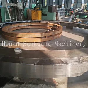 Large Diameter Divided Ring Gear Fabricated From Cast Iron thumbnail-2